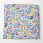 Bicycle Print Timeless Treasures Quilting Cotton Fabric - 42" x 120"