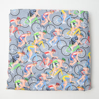 Bicycle Print Timeless Treasures Quilting Cotton Fabric - 42" x 120"