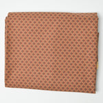 Brown Calico Floral Quilting Cotton Fabric - 44" x 56"