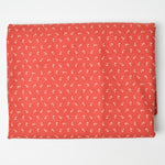 Brick Red + Tan Floral Moda Quilting Cotton Fabric - 44" x 72"