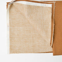 Brown Dots + Stripes Quilting Cotton Fabric - 44" x 54"