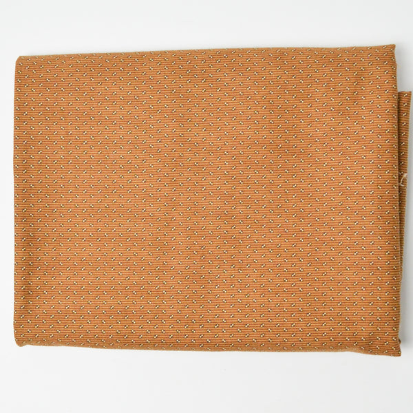 Brown Dots + Stripes Quilting Cotton Fabric - 44" x 54"