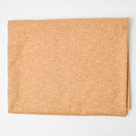 Tan Floral Quilting Cotton Fabric - 44" x 74"
