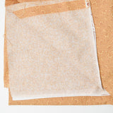 Tan Floral Quilting Cotton Fabric - 44" x 74"