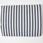 Navy + White Striped Woven Fabric - 47" x 208"