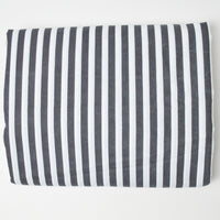 Navy + White Striped Woven Fabric - 47" x 208"