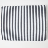 Navy + White Striped Woven Fabric - 47" x 208"