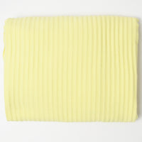 Light Neon Yellow Rib Knit Fabric - 52" x 60"