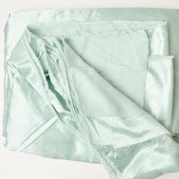 Mint Green Fleece-Lined Satin Woven Fabric - 60" x 200"