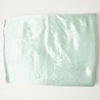 Mint Green Fleece-Lined Satin Woven Fabric - 60" x 200"