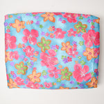 Colorful Floral Fleece-Lined Satin Woven Fabric - 60" x 168"