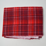 Red Plaid Snuggle Joann Brushed Flannel Fabric - 42" x 100"