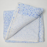 Blue Spotted Flannel Fabric - 42" x 144"