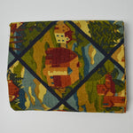 Hooked Rug House Print Flannel Fabric - 44" x 56"