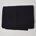 Black Wool Blend Crepe Woven Fabric - 60" x 98"