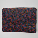 Dark Floral Needlecord Fabric - 45" x 104"