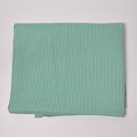 Green + White Striped Seersucker Fabric - 44" x 70"