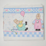 Honey Bunny Crosstitch Collection Daisy Kingdom Quilting Weight Woven Fabric - 44" x 144"