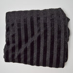 Metallic + Velvet Striped Two-Way Stretch Knit Fabric - 60" x 116"