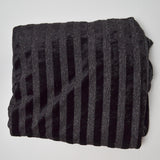 Metallic + Velvet Striped Two-Way Stretch Knit Fabric - 60" x 116"