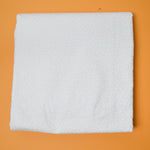 White on Cream Leaf Print Quilting Weight Woven Fabric - 44" x 170"