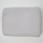 Light Gray Textured Fleece Fabric - 60" x 104"