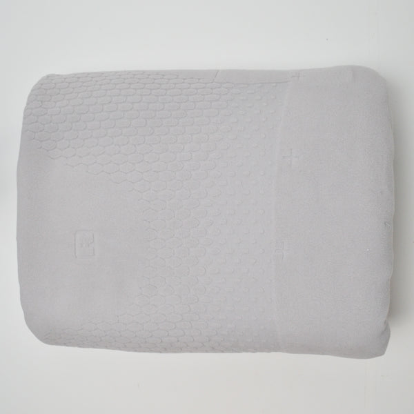Light Gray Textured Fleece Fabric - 60" x 104"