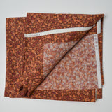 Brick Red Rock Print Quilting Weight Woven Fabric - 43" x 62"