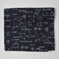 Black + White Math + Science Robert Kaufman Quilting Weight Woven Fabric - 42" x 54"