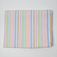 Pastel Stripes Quilting Weight Woven Fabric - 42" x 104"