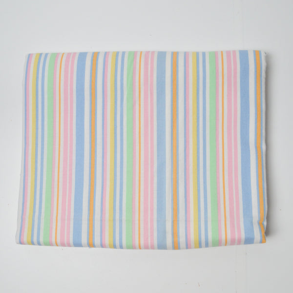 Pastel Stripes Quilting Weight Woven Fabric - 42" x 104"