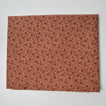 Brown Tiny Floral Print Quilting Weight Woven Fabric - 36" x 70"