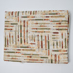 Pen Print Quilting Weight Woven Fabric - 44" x 108"