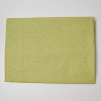 Faded Lime Green Floral Quilting Weight Woven Fabric - 44" x 60"