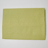 Faded Lime Green Floral Quilting Weight Woven Fabric - 44" x 60"