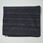 Black Patterned Striped Quilting Cotton Fabric - 42" x 96"