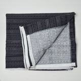 Black Patterned Striped Quilting Cotton Fabric - 42" x 96"