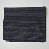 Black Patterned Striped Quilting Cotton Fabric - 42" x 96"