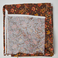 Brown + Warm Tone Floral Quilting Cotton Fabric - 42" x 88"