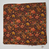 Brown + Warm Tone Floral Quilting Cotton Fabric - 42" x 88"