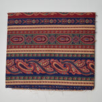 Colorful Paisley Stripes Quilting Weight Woven Border Fabric - 12" x 136"