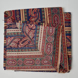 Colorful Paisley Stripes Quilting Weight Woven Border Fabric - 12" x 136"