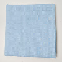 Light Blue + White Dotted Soft Woven Fabric - 44" x 108"