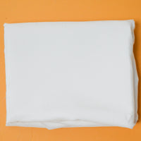 White Silky Slub Woven Fabric - 40" x 120"