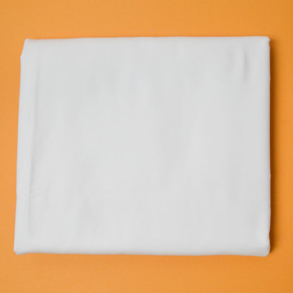 White Quilting Weight Woven Fabric - 46" x 100"
