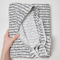 Sheet Music Print Quilting Weight Woven Fabric - 44" x 160"