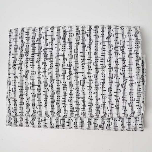 Sheet Music Print Quilting Weight Woven Fabric - 44" x 160"
