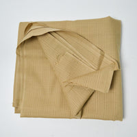 Golden Brown Striped Soft Woven Fabric - 45" x 96"