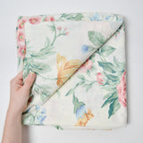 Pastel Floral Lightweight Woven Fabric - 90" x 128"