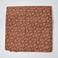 Brown Floral Quilting Weight Woven Fabric - 44" x 84"